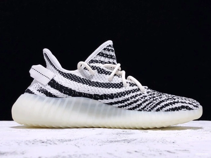 Yeezy CP9654 Black V2 White Boost Adidas 350 Zebra 0710